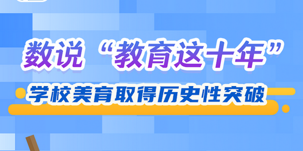 数说“教育这十年”：学校美育取得历史性突破 | 教育新征“图”⑩